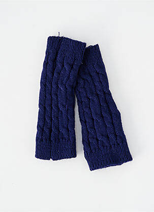 Mitaines stretch bleu C'EST BEAU LA VIE femme