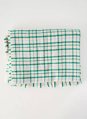 Echarpe tissage peau de pêche vert ICHI femme