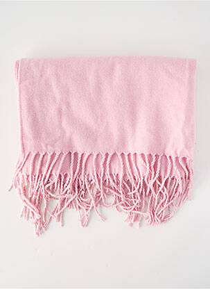 Echarpe maille fine rose ICHI femme