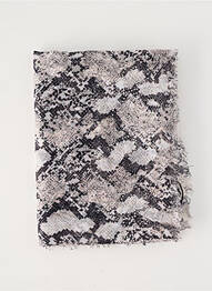 Foulard légère et transparente gris LE TEMPS DES CERISES femme