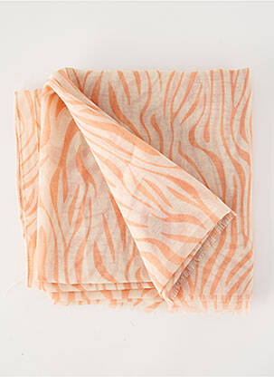 Foulard imprimé animal rose B.YOUNG femme