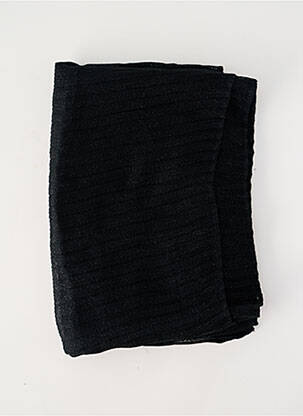 Foulard coutures renforcées noir LE TEMPS DES CERISES femme