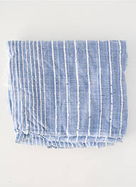 Foulard coutures renforcées bleu MOLLY BRACKEN femme