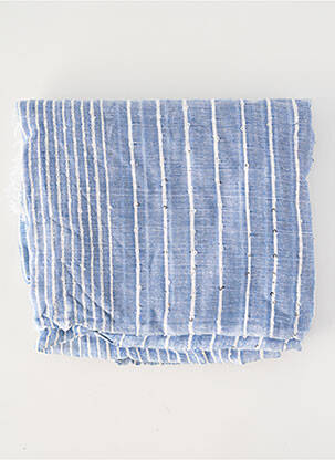 Foulard coutures renforcées bleu MOLLY BRACKEN femme