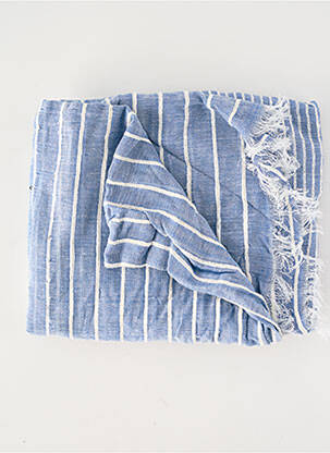 Foulard coutures renforcées bleu MOLLY BRACKEN femme