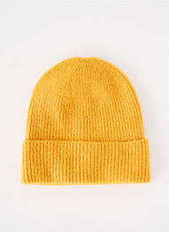 Bonnet stretch jaune ICHI femme