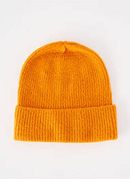 Bonnet stretch orange ICHI femme