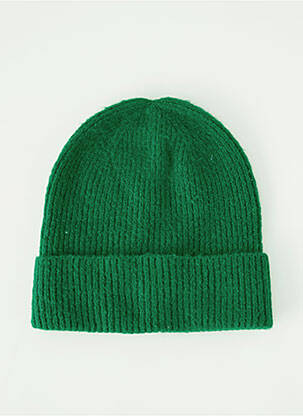 Bonnet stretch vert ICHI femme
