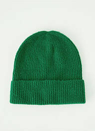 Bonnet stretch vert ICHI femme