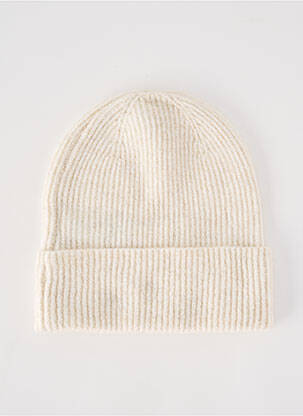 Bonnet stretch blanc LE TEMPS DES CERISES femme