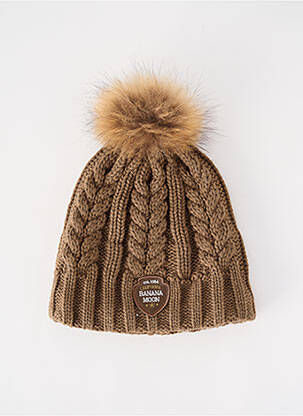 Bonnet stretch marron BANANA MOON femme