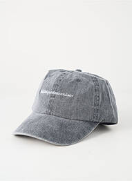 Casquette visière souple gris LE TEMPS DES CERISES femme