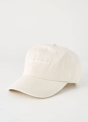Casquette visière souple beige LE TEMPS DES CERISES femme