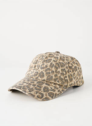 Casquette visière souple beige PIECES femme