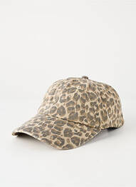 Casquette visière souple beige PIECES femme