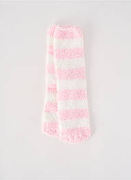 Chaussettes coutures renforcées rose PIECES femme
