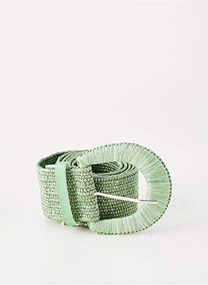 Ceinture effet matière satinée vert GRACE & MILA femme