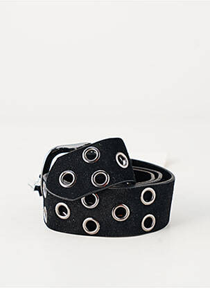 Ceinture coutures renforcées noir LE TEMPS DES CERISES femme