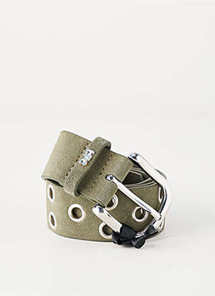 Ceinture coutures renforcées vert LE TEMPS DES CERISES femme