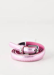Ceinture effet matière satinée rose LE TEMPS DES CERISES femme