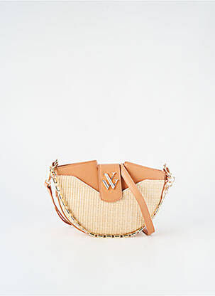 Sac doublure textile forme rectangulaire marron VANESSA WU femme