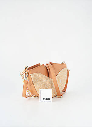 Sac doublure textile forme rectangulaire marron VANESSA WU femme