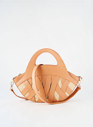 Sac doublure textile forme rectangulaire marron VANESSA WU femme