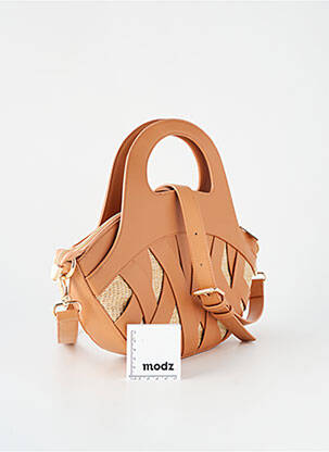 Sac doublure textile forme rectangulaire marron VANESSA WU femme