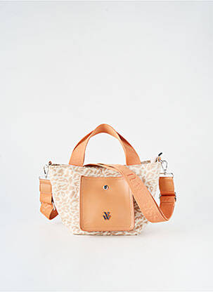 Sac doublure textile forme rectangulaire marron VANESSA WU femme