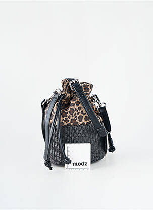Sac doublure textile forme sceau noir VANESSA WU femme