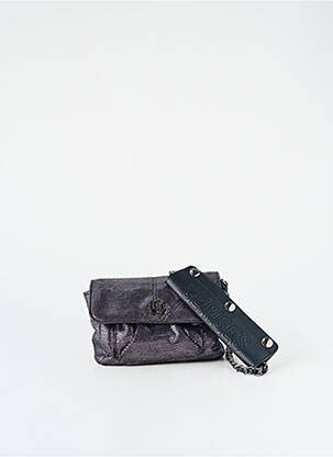 Sac doublure textile forme rectangulaire gris LE TEMPS DES CERISES femme