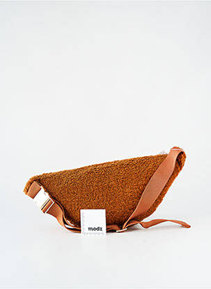 Sac doublure textile banane marron VANESSA WU femme