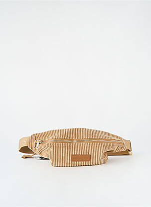 Sac fermeture zippée banane marron VANESSA WU femme