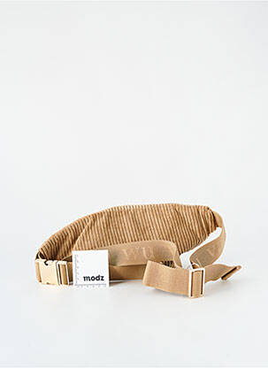 Sac fermeture zippée banane marron VANESSA WU femme