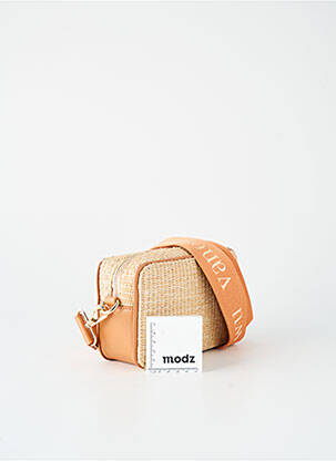 Sac doublure textile forme rectangulaire orange VANESSA WU femme