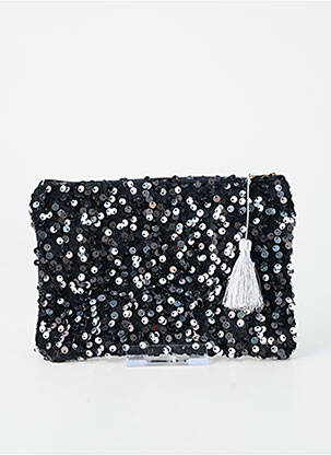 Pochette doublure textile argent JADE & CLARISSE femme