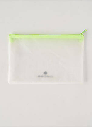Trousse fermeture zippée blanc PIECES femme
