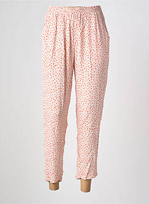 Pantalon 7/8 taille élastique taille normale rose MINIMUM femme