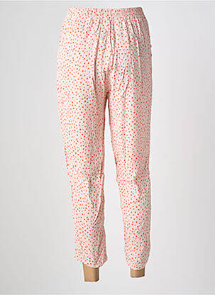 Pantalon 7/8 taille élastique taille normale rose MINIMUM femme