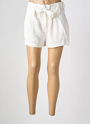 Short taille normale taille normale blanc SEE U SOON femme