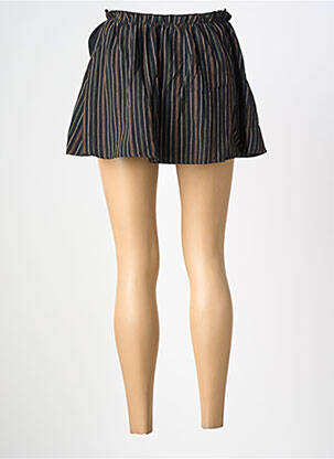 Jupe short taille normale noir THE KORNER femme