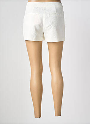 Short fermeture zippée sous rabat avec crochet taille normale blanc VILA femme