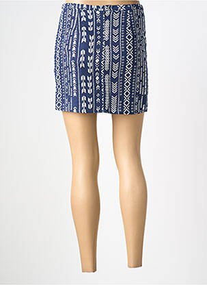 Jupe courte coupe droite bleu VILA femme