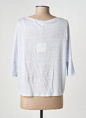Blouse imprimé fantaisie manches 3/4 bleu MARIE-SIXTINE femme