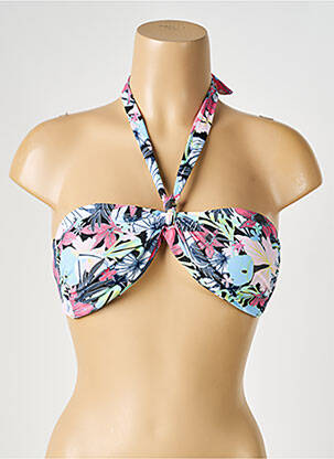 Haut de maillot de bain stretch haut triangles rose PIECES femme