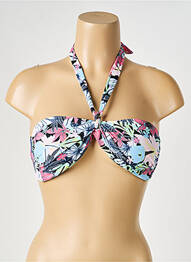 Haut de maillot de bain stretch haut triangles rose PIECES femme