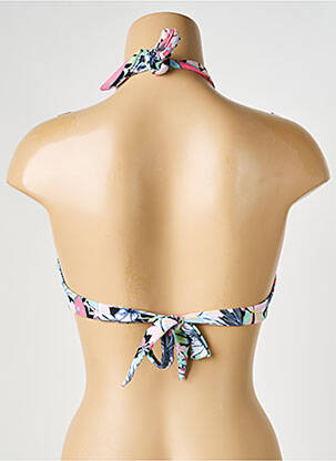 Haut de maillot de bain stretch haut triangles rose PIECES femme