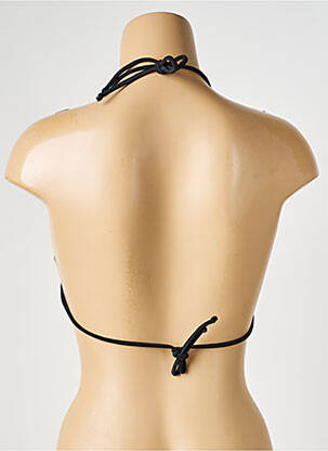 Haut de maillot de bain stretch haut soutien-gorge avec mousse de rembourrage amovible argent PIECES femme