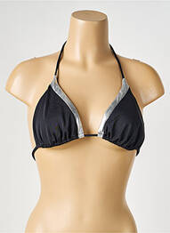 Haut de maillot de bain stretch haut triangles noir PIECES femme