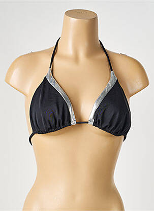 Haut de maillot de bain stretch haut triangles noir PIECES femme